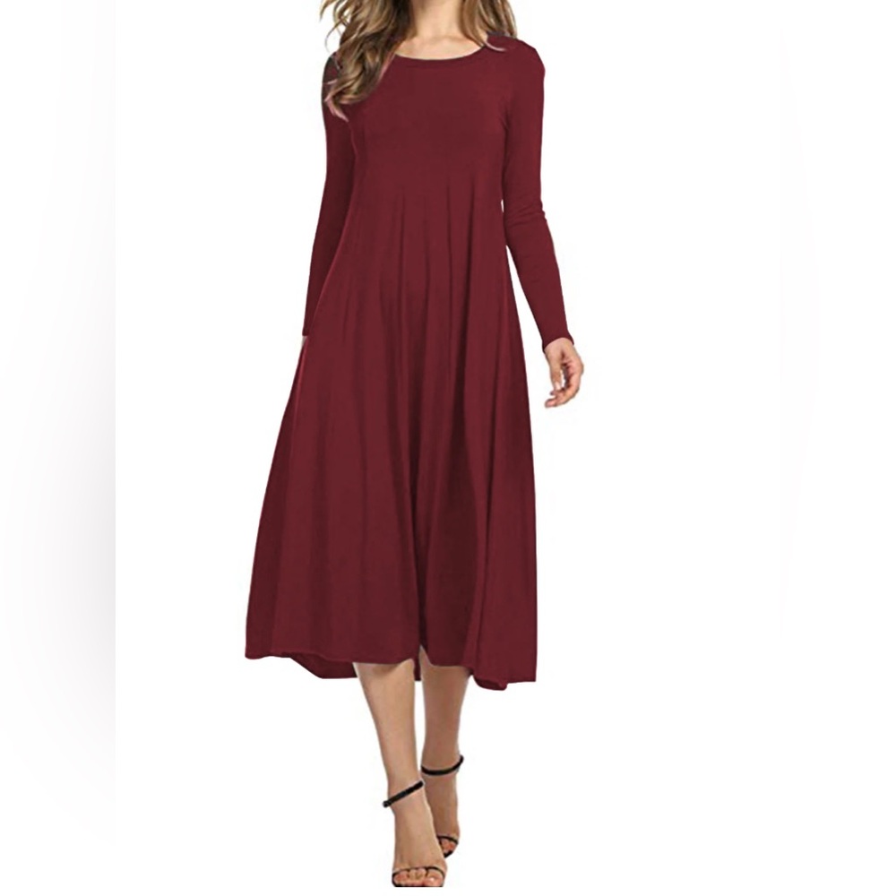 Cuteduck Long Sleeve T-Shirt Dress-Sz XLarge-new